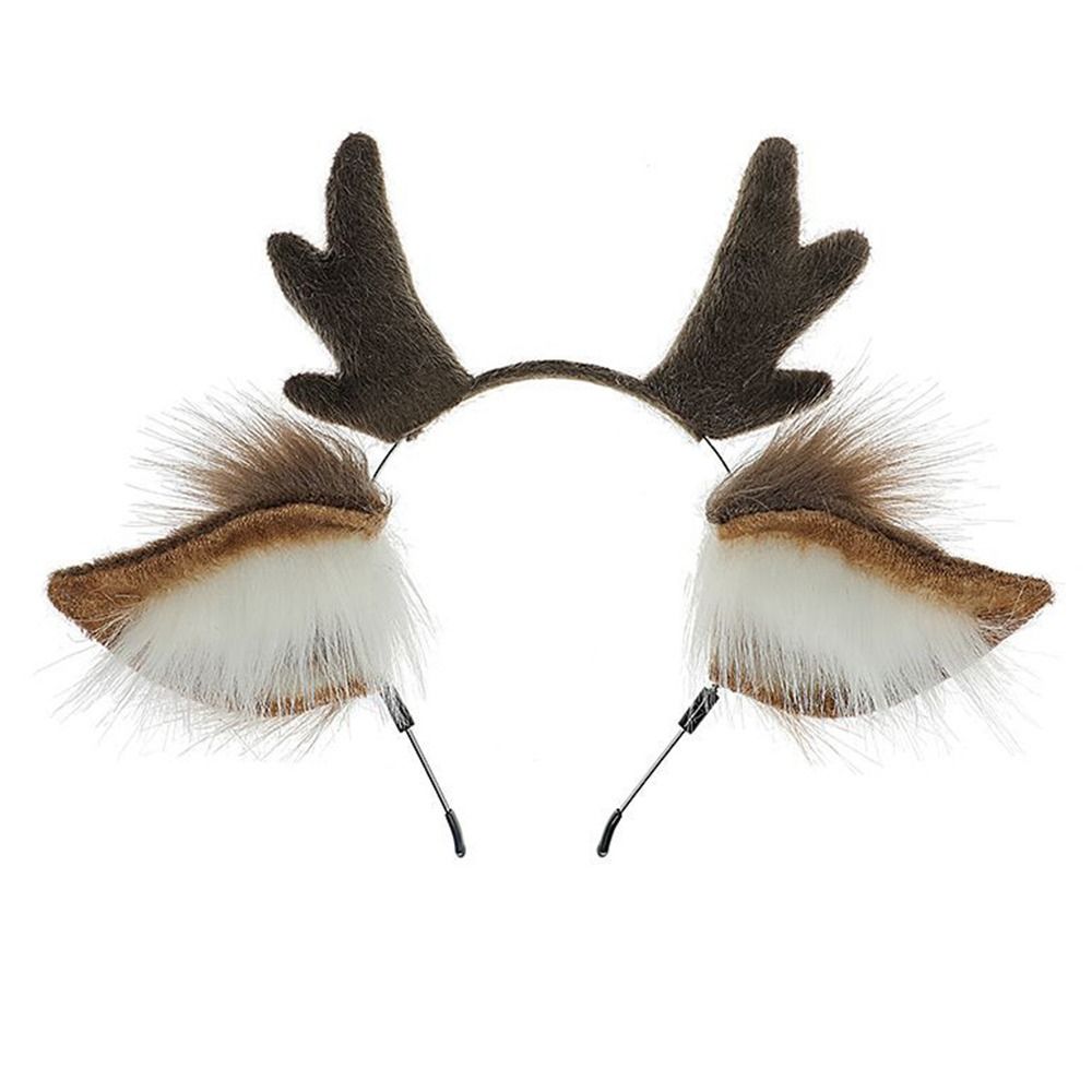 Reindeer Antlers Headband - Bandeau unisexe en bois de renne