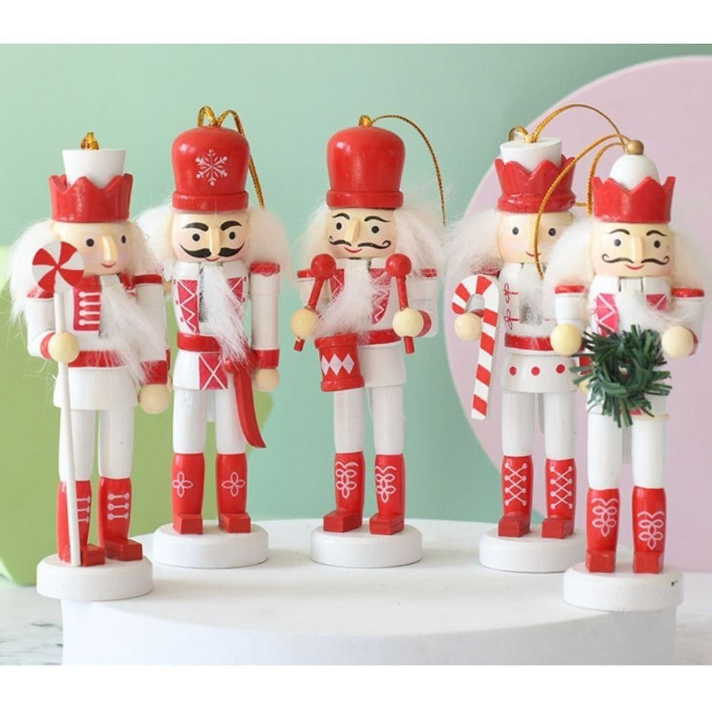 Nutcracker Figurine - 5 pièces, artisanat de Noël, casse-noisette