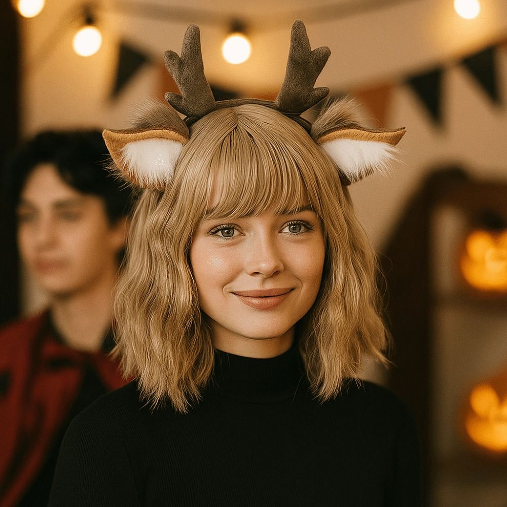 Bandeau unisexe en bois de ren - Reindeer Antlers Headband avis et prix