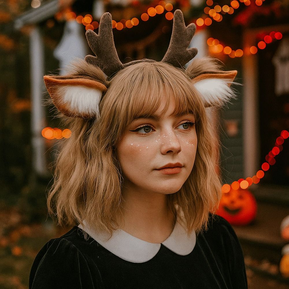 Bandeau unisexe en bois de ren - Reindeer Antlers Headband avis et prix