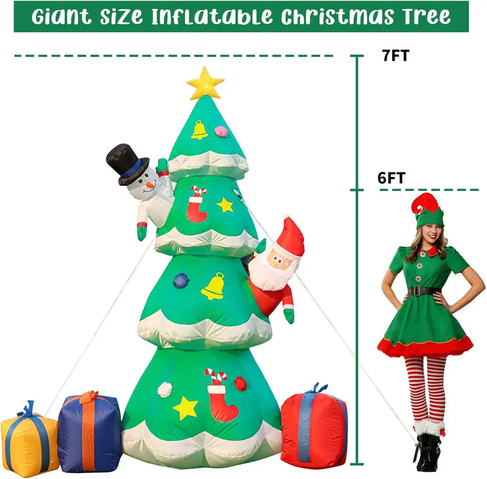 Modèle gonflable de Noël lumin - Christmas Tree Artificial avis et prix