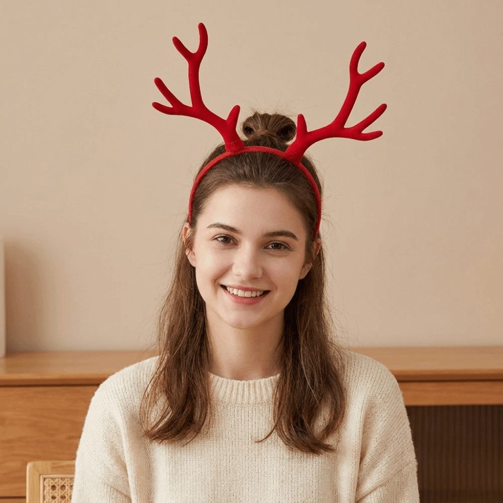 Serre-tête léger en bois de ce - Reindeer Antlers Headband avis et prix