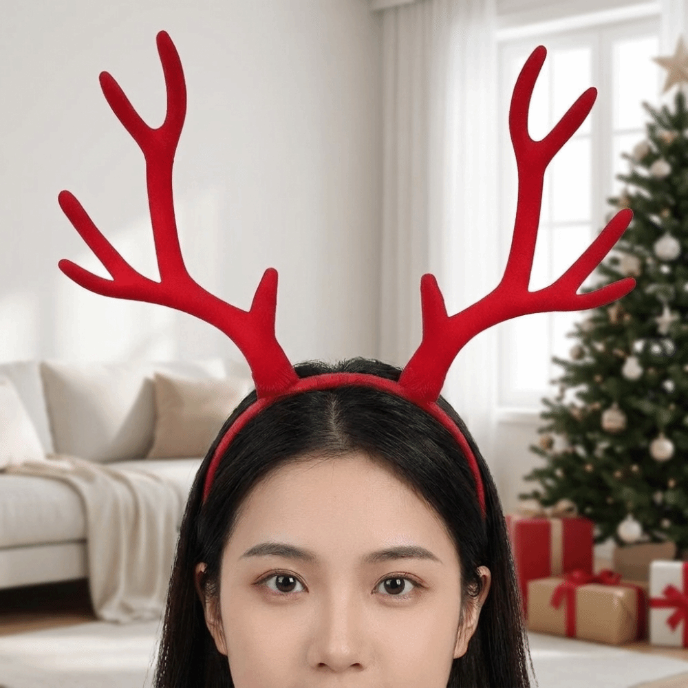 Serre-tête léger en bois de ce - Reindeer Antlers Headband avis et prix