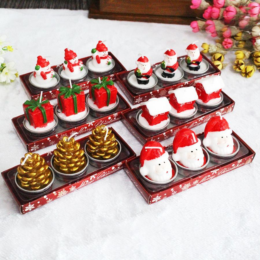 Ensemble de 3 bougies décorati - Holiday Candle Set avis et prix