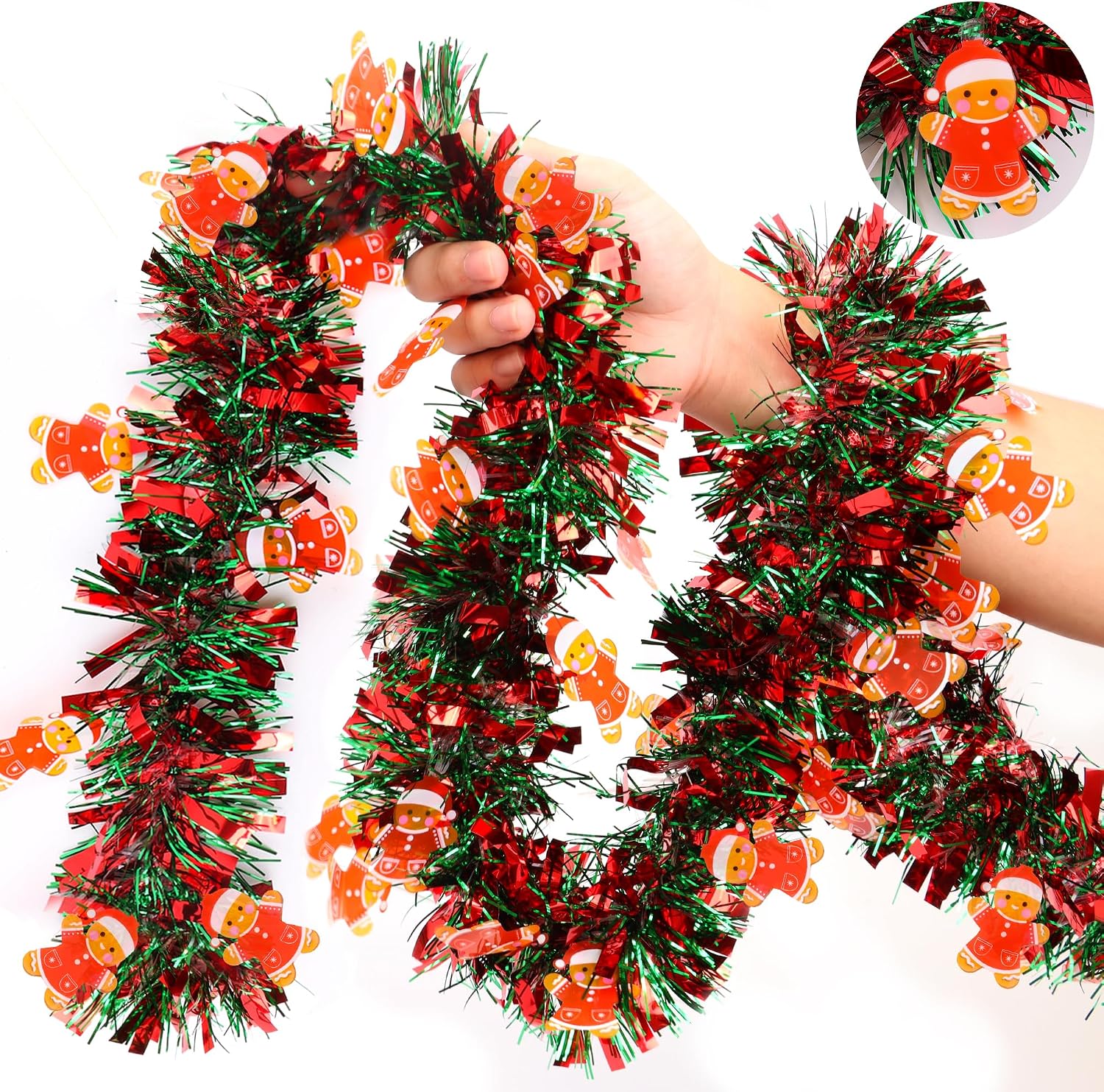 Guirlande de Noël décorative,  - Tinsel Garland Decoration avis et prix