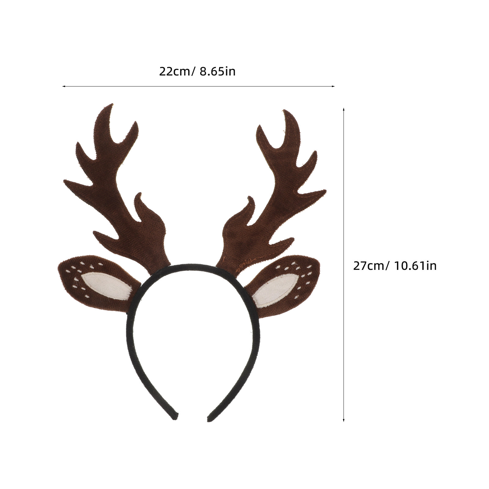 Serre-tête en bois de renne, s - Reindeer Antlers Headband avis et prix