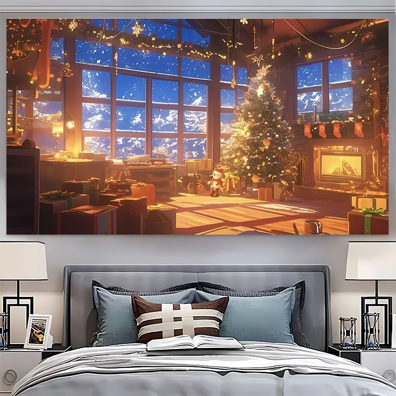 VIKAMA Tapisserie murale de No - Christmas Tree Artificial avis et prix
