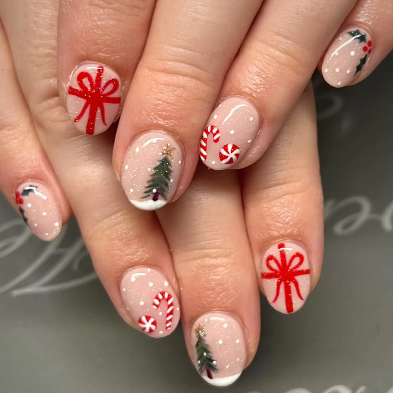 Faux ongles courts, à coller,  - Christmas Tree Artificial avis et prix