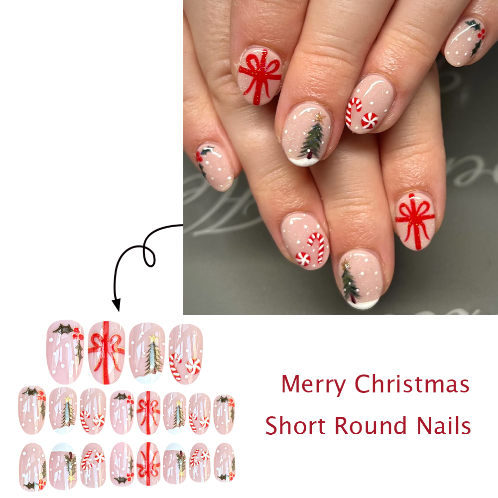 Faux ongles courts, à coller,  - Christmas Tree Artificial avis et prix
