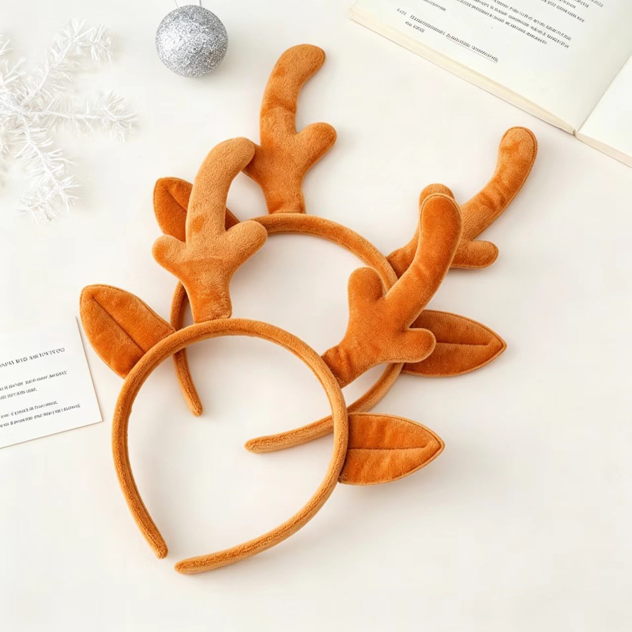 Serre-tête de Noël en bois de  - Reindeer Antlers Headband avis et prix