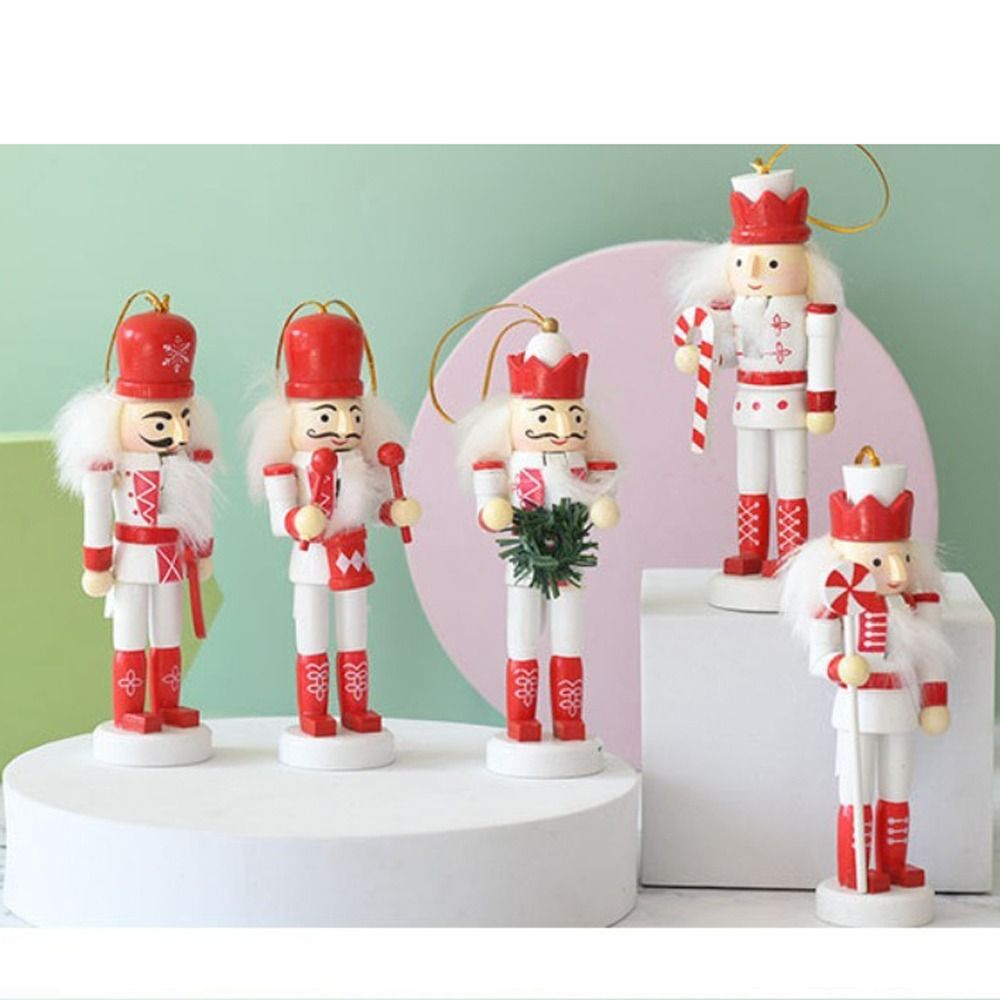 5 pièces, artisanat de Noël, c - Nutcracker Figurine avis et prix