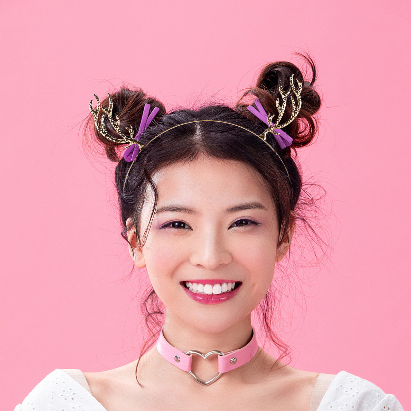Serre-tête de Noël, bandeau à  - Reindeer Antlers Headband avis et prix