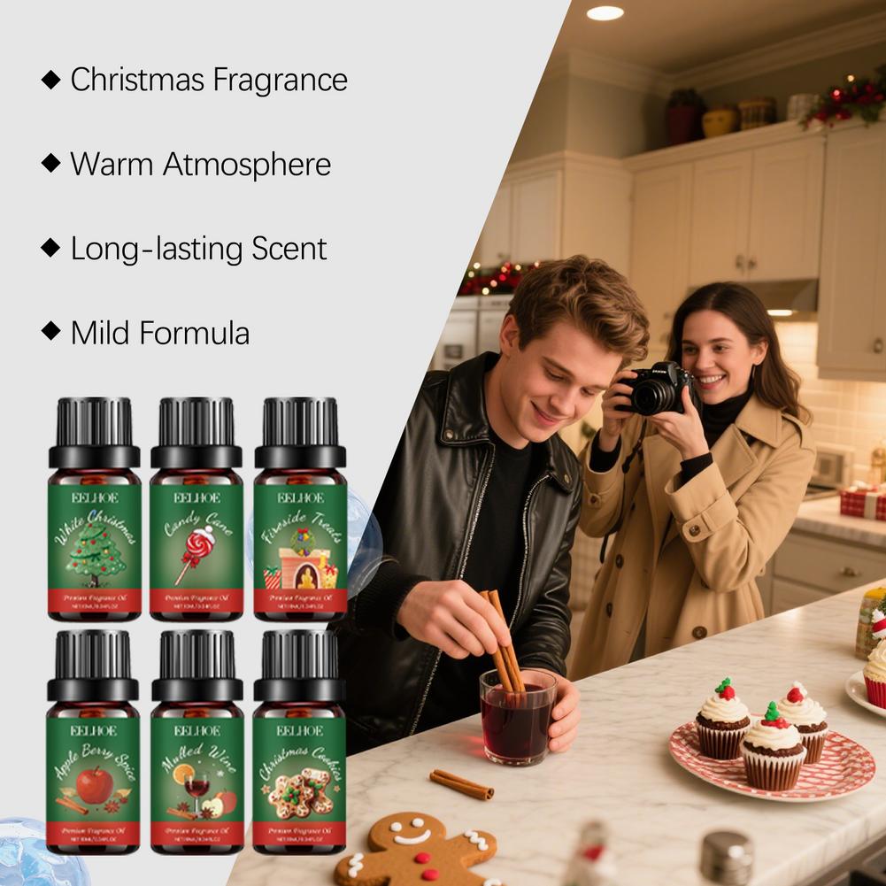 Coffret cadeau de Noël 6 en 1, - Holiday Candle Set avis et prix