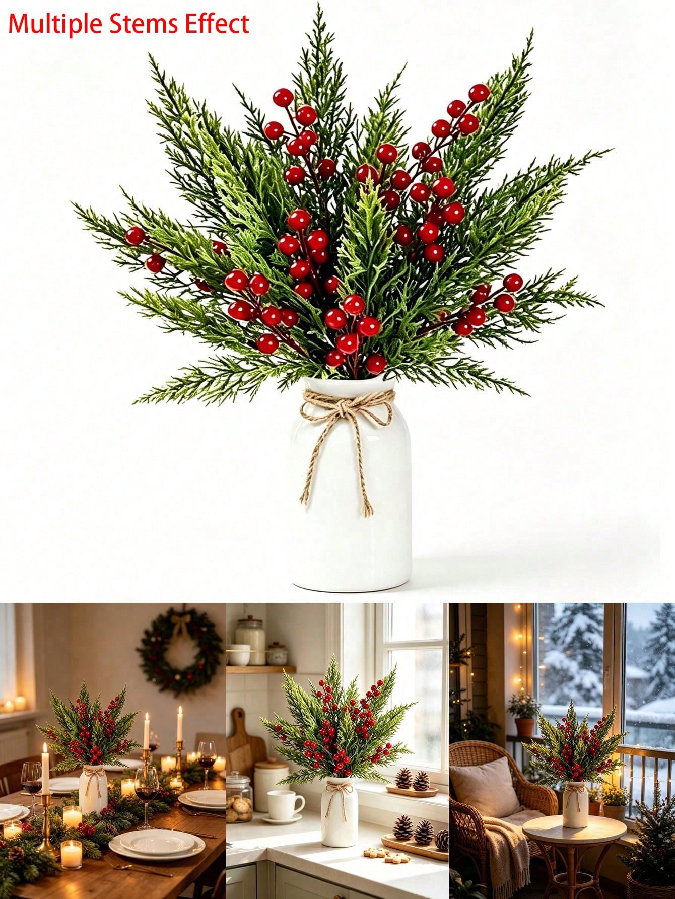 20 pièces de branches de pin a - Christmas Tree Artificial avis et prix