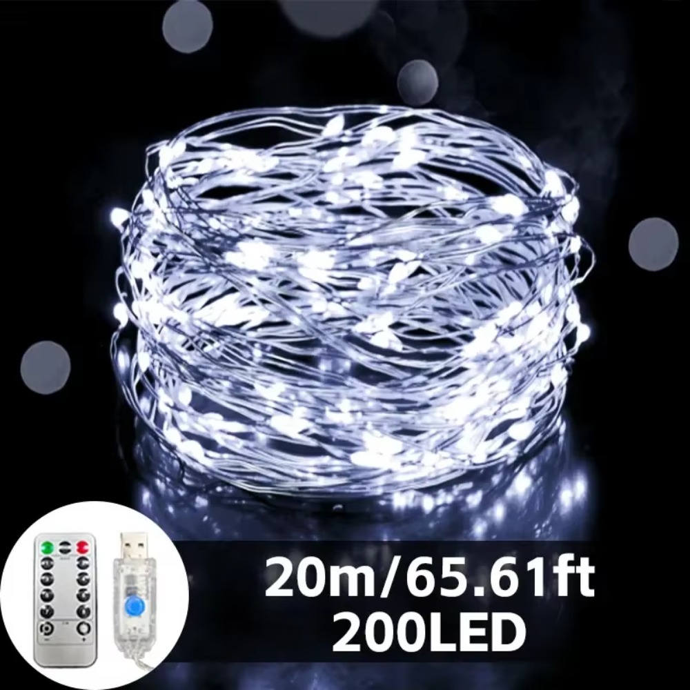 Guirlande lumineuse à LED avec - Led Fairy String Lights avis et prix